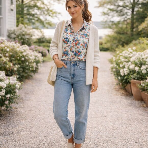 Cabin Creek Tops - vtg 90s Sleeveless Floral Button Up Collared 100% Cotton Shirt, sz L,